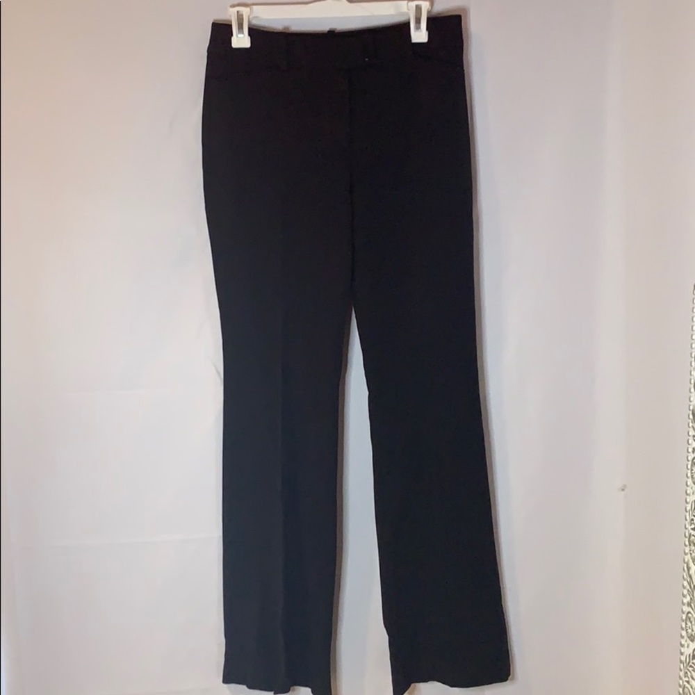 Slim Flare Black Business Pants